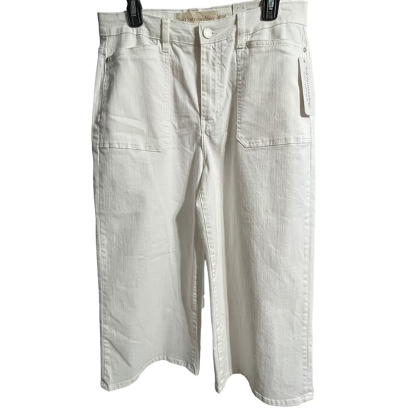 Soft Surroundings Wide leg crop jeans Size 12 - Picture 2 of 15